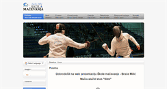 Desktop Screenshot of macevanje-skola.com